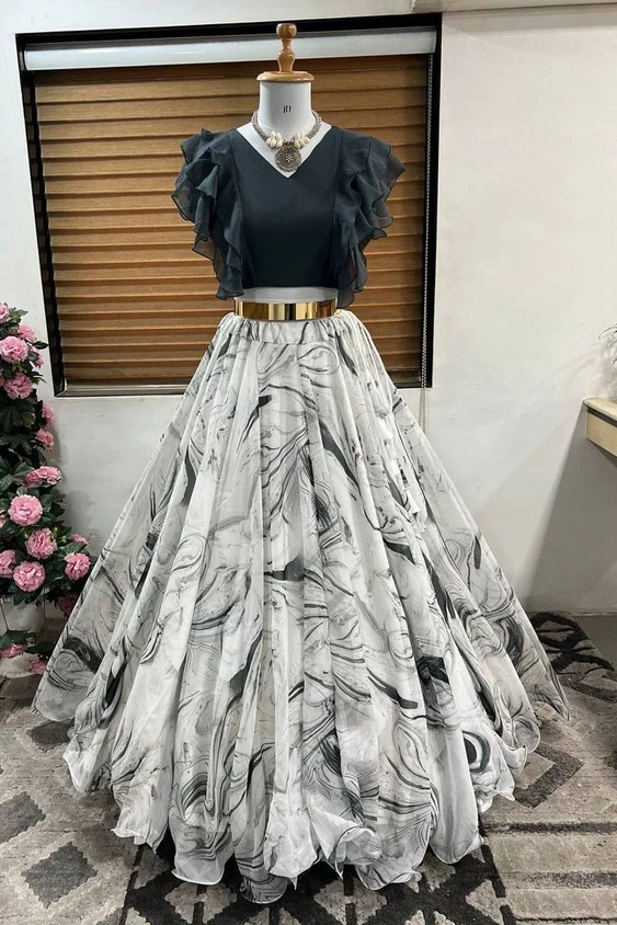 black party wear dress