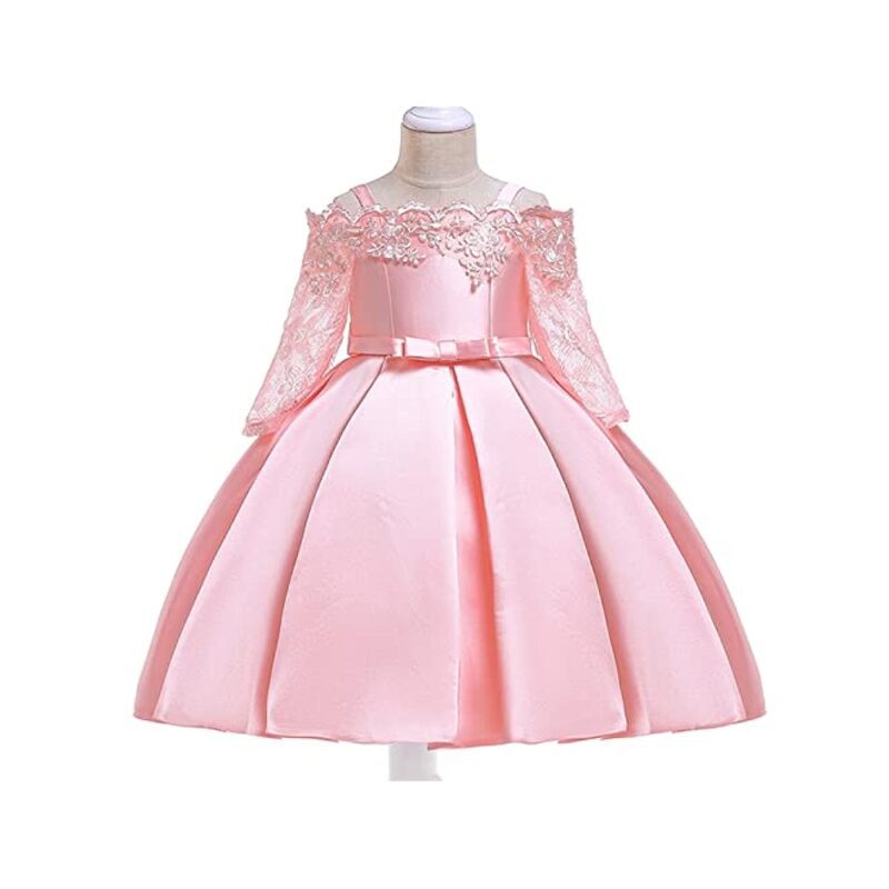 light red frock