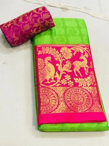 GREEN PATTU SREE