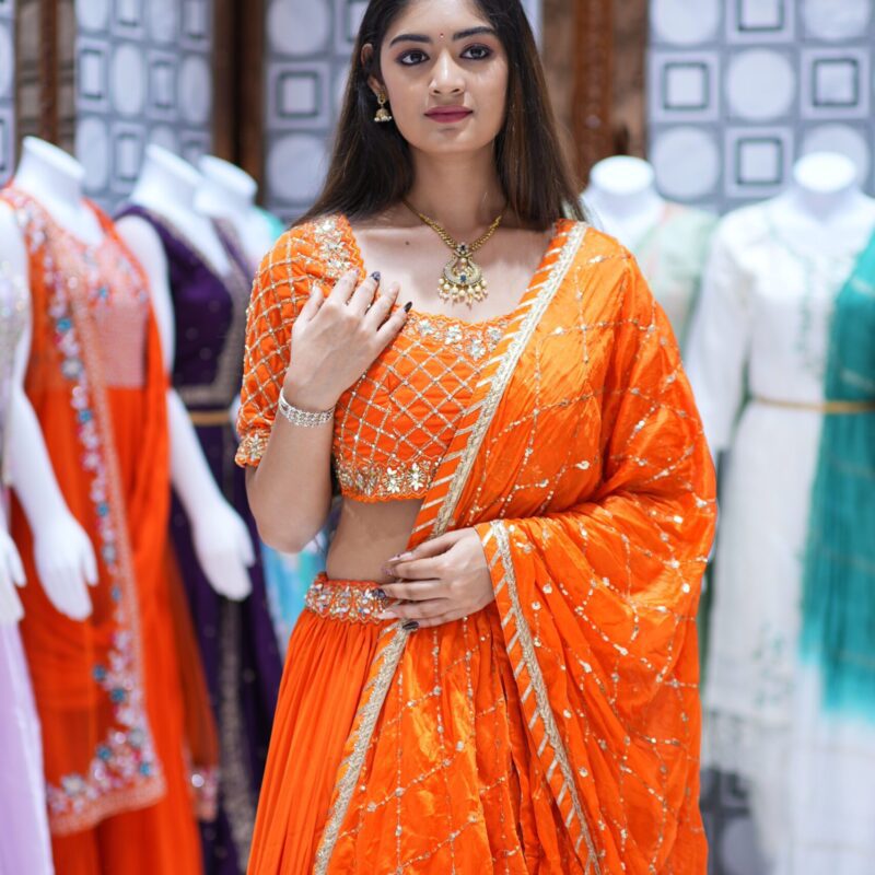 DSC01801 Pink Color Half Saree